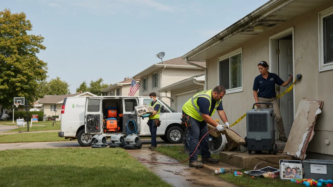 Water Damage Restoration in Romulus, MI near me